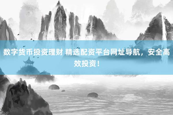 数字货币投资理财 精选配资平台网址导航，安全高效投资！