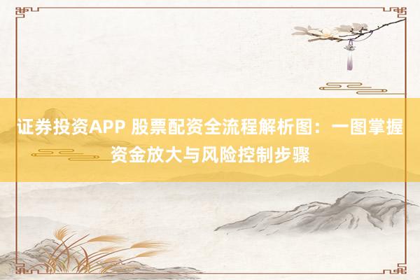 证券投资APP 股票配资全流程解析图：一图掌握资金放大与风险控制步骤