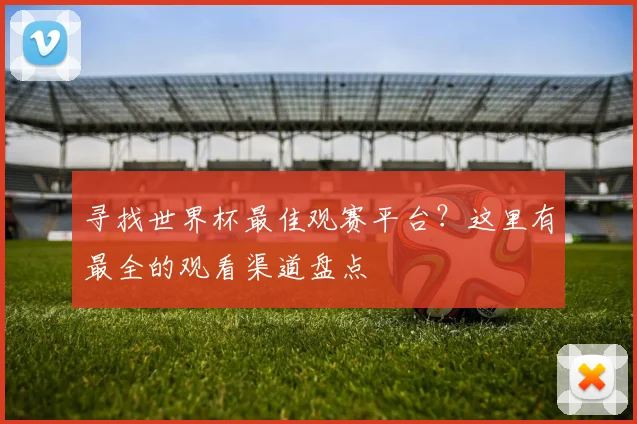 寻找世界杯最佳观赛平台?这里有最全的观看渠道盘点